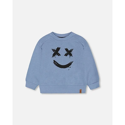 French Terry Sweatshirt Faded Blue