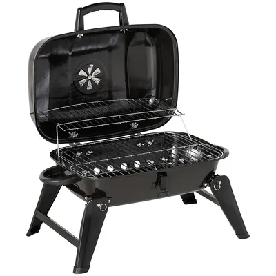 23" Portable Tabletop Charcoal Grill