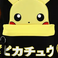 Pokemon Pikachu Anime Cartoon Yellow & Black Polyester Tech Backpack