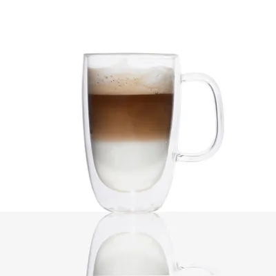 Double Wall Coffee Mug 325ml, Set Of 4