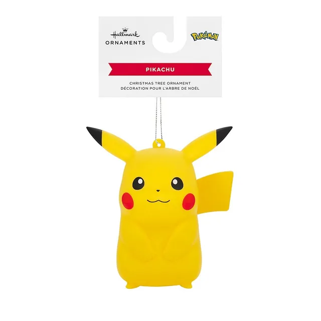 Hallmark Pokémon Pikachu on Poké Ball Christmas Ornament