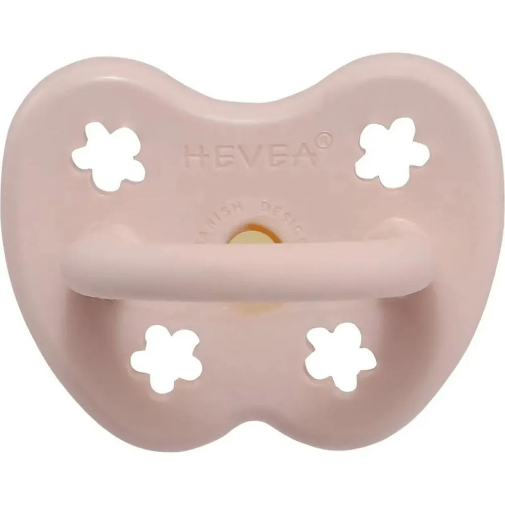 Colourful Orthodontic Pacifier - Powder Pink Flowers (0-3 Months) (78795) (open Box)