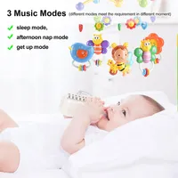 Baby Mobile for Crib, Nursery Mobiles with Music, Timer & 3 Modes