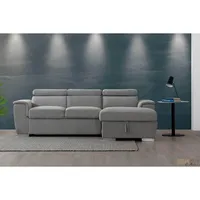 Bel Air Modular Sectional Sofa With Storage Chaise In Thora Stone