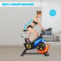 Magnetic Exercise Bike Stationary Belt Drive Indoor Cycling Bike Gym Home Cardio
