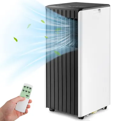 10000 Btu Portable Air Conditioner 3-in-1 Ac Unit With Cool Dehum Fan Sleep Mode