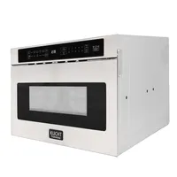 Kucht Professional 24 In. 1.2 Cu. Ft. Built-in Microwave Drawer In Stainless Steel With Sensor Cooking