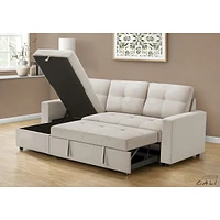 Venice Sleeper Sectional Sofa Bed With Reversible Storage Chaise - Available 4 Colours