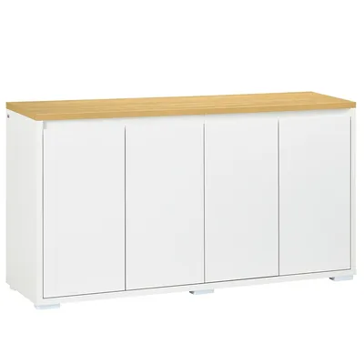 Sideboard Buffet Cabinet With Doors And Adjustable Shelf
