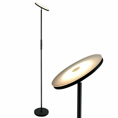 Standing Sky Led Light Modern Dimmable Torchiere Touch Control Bedroom Office