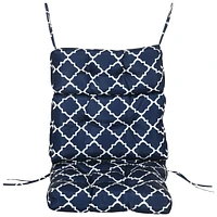 Outsunny Outdoor Seat/back Chair Cushion With Ties