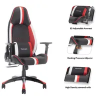 Cayenne X Ergonomic Gaming Chair For Pc Video Game Computer Chair Racing Chairs - Black Red White