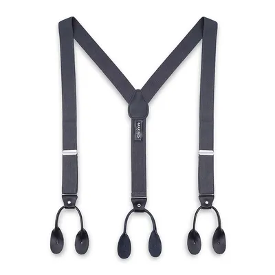 Double Looped Suspender Bow Tie Set