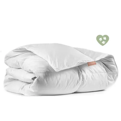 Recycled Down Duvet, 4 Seasons, Hypoallergenic, Eco-responsible, Made Montréal