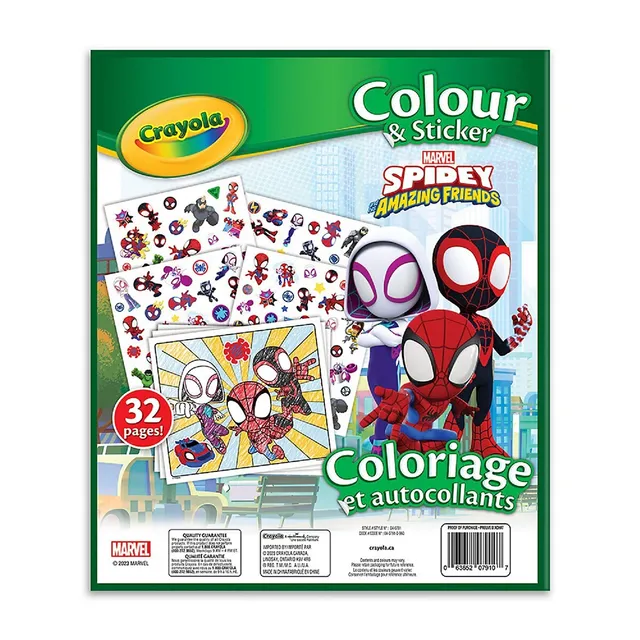 Crayola Color Wonder Mess-Free Metallic Paper & Markers Kit, Spidey