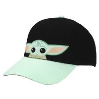 Star Wars: The Mandalorian Baby Yoda Peeking Snapback Hat