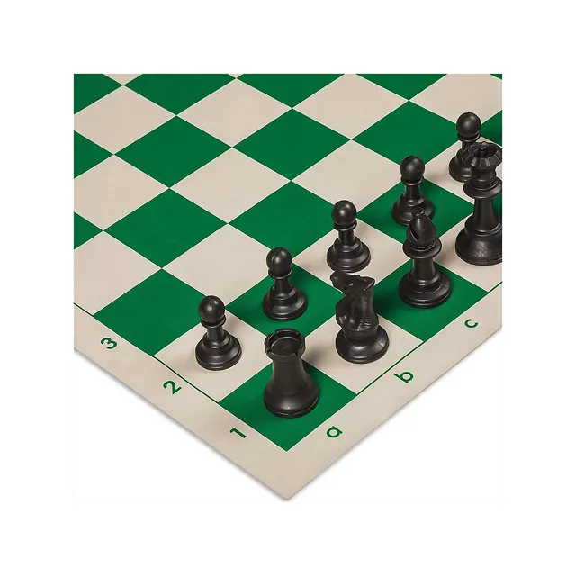 Tradeopia Glass Chess Set In Wooden Case: Universal Standard Chess Board  Game Set - Frosted And Clear Pieces And Glass Board 35.7 X 35.7 Cm