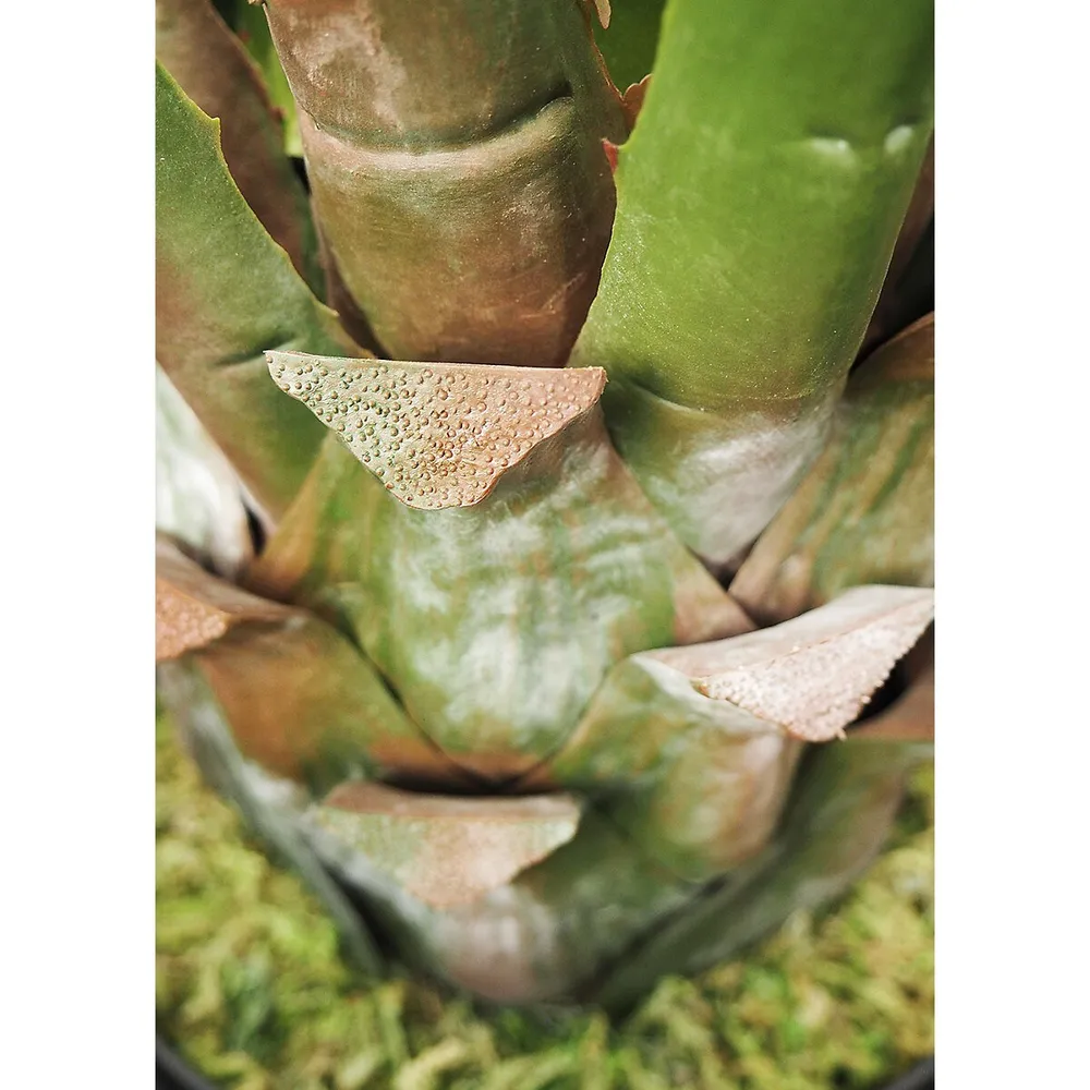 Faux Botanical Giant Agave In Green In. Height