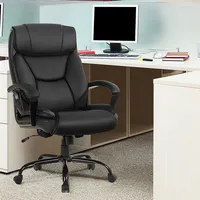 Big & Tall 500lb Massage Office Chair E Xecutive Pu Leather Computer Desk Chair