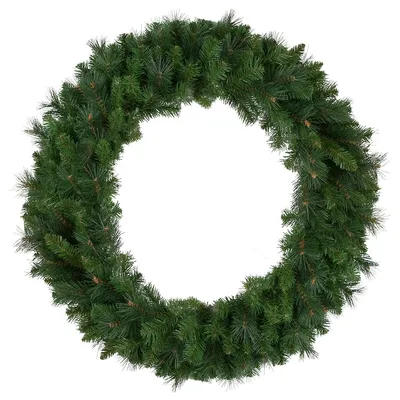 Beaver Pine Mixed Artificial Christmas Wreath, 36-inch, Unlit