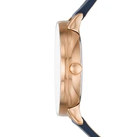 Women's Riis Three-hand, Rose Gold Stainless Steel Watch