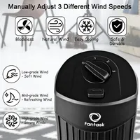 Fantask 35w 28" Oscillating Tower Fan 3 Wind Speed Quiet Cooling