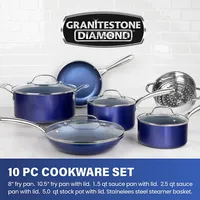 Diamond Non-Stick 10 Piece Cookware Set