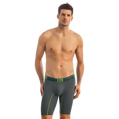 Long Boxer Brief With Ergonomic Pouch