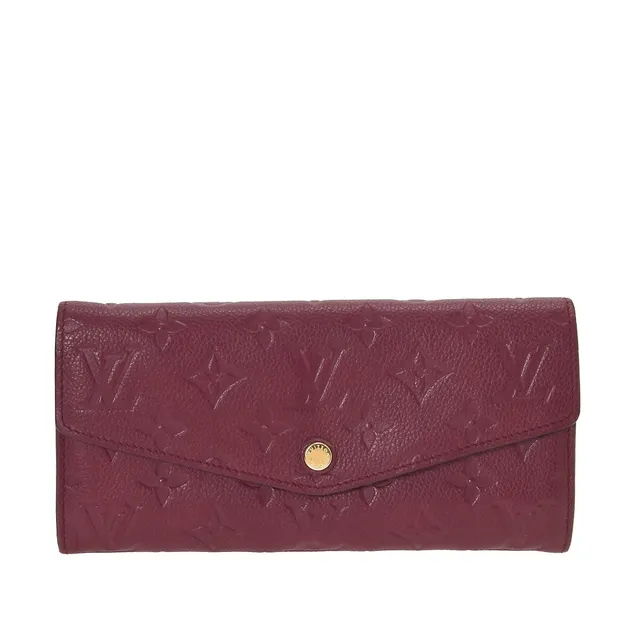 Louis Vuitton Aurore Monogram Empreinte Leather Sarah Wallet