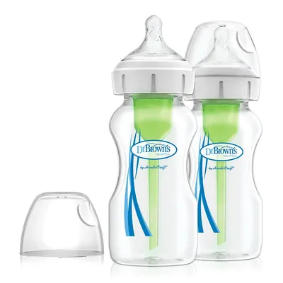 Anti-colic Options+ -pack Wide Neck Baby Bottles