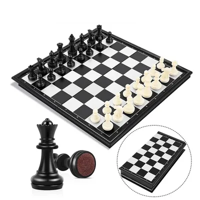 Tradeopia Glass Chess Set In Wooden Case: Universal Standard Chess Board  Game Set - Frosted And Clear Pieces And Glass Board 35.7 X 35.7 Cm