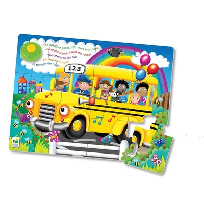 Fun Size Puzzle: Wheels On The Bus - 28 Pieces