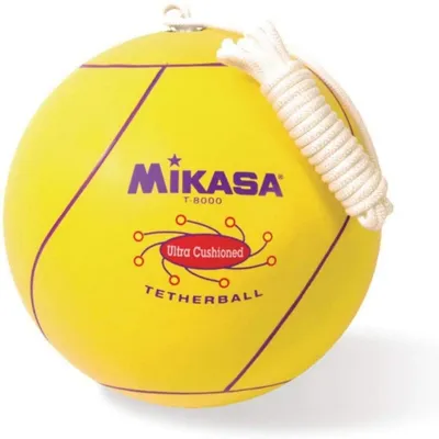 T8000 Ultra Cushioned Tetherball -yellow Playground Ball, Official Size