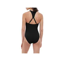 Solid One Piece Swimsuit