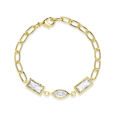 Tate Cz Chain Bracelet
