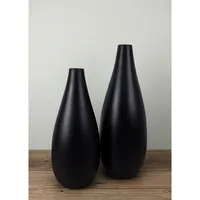 Drop Slim Short Ceramic Vase 15.7 In. Height