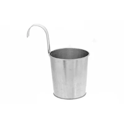 Metal Round Planter With Hook