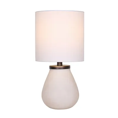 18"h Glass Table Lamp