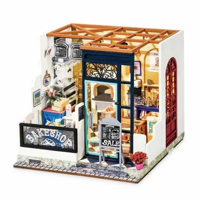 Nancy’s Bake Shop Dg143 Bakery Store Miniature Dollhouse