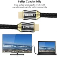 Premium Hdmi Cable V2.0 Ultra Hd 4k 2160p 1080p 3d High Speed Ethernet Hec Arc