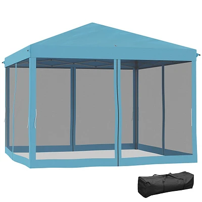 10' X 10' Pop Up Canopy Tent Gazebo Light