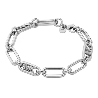 Women's Premium Mk Statement Link Platinum-plated Empire Link Chain Bracelet