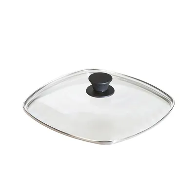 10.5 Inch Square Glass Lid