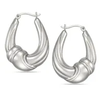 Sterling Silver 2 Pairs Stud Earring Set