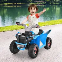 Kids Ride On Atv 4 Wheeler Quad Toy Car 6v Battery Powered Motorized