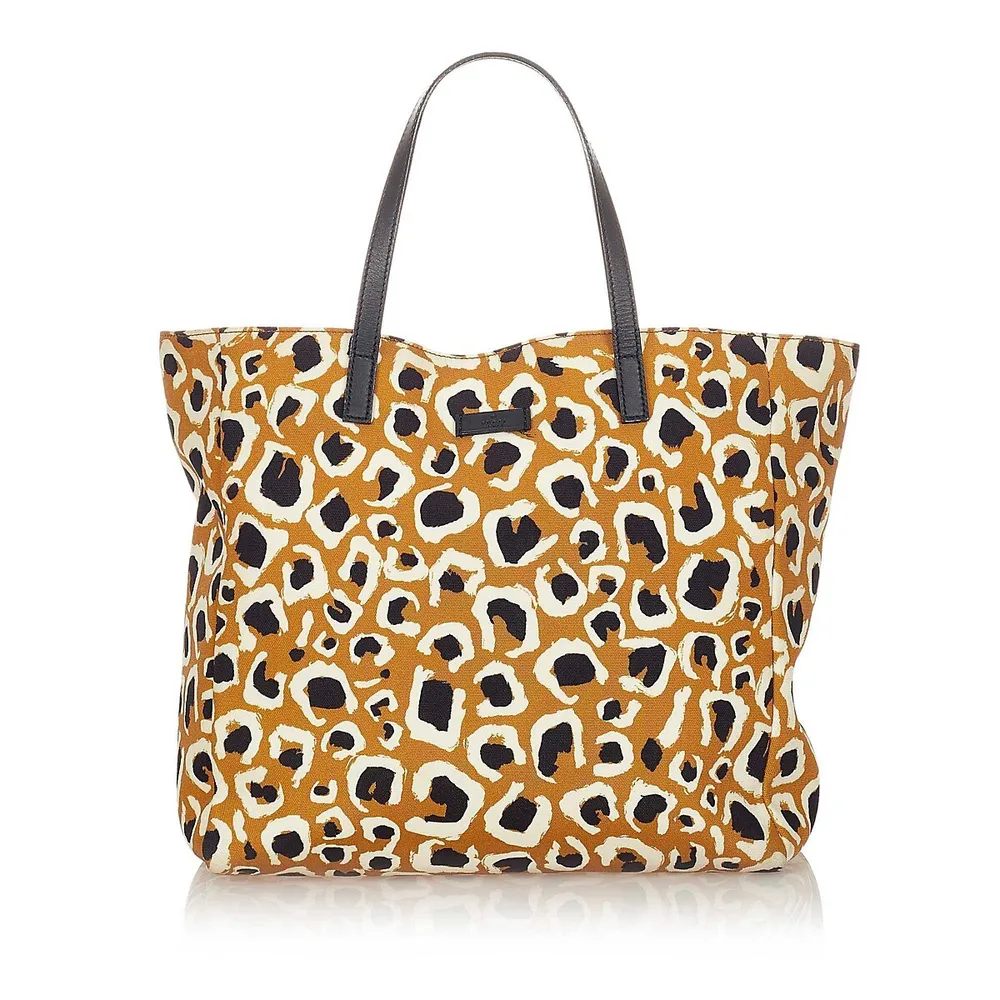 Animal-Print Brera Tote