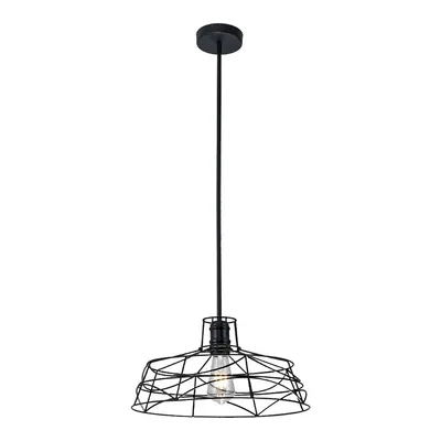Pendant Light, 15.7'' Width, From The Veronica Collection, Black