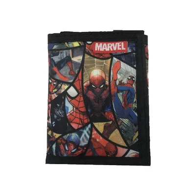 Marvel Spider-man Spider Web Collage Kids Trifold Wallet