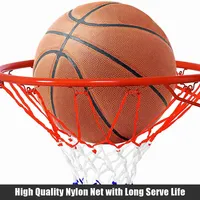 18'' Basketball Ring Hoop Net Outdoor Hanging Basket
