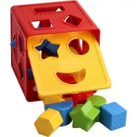 18 Shapes Baby Blocks Shape Sorter Toy Cube Box Toys